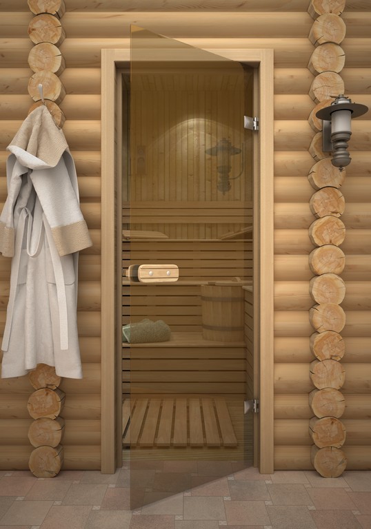 Стеклянные двери для бани и сауны купить в Санкт-Петербурге - Лучший лес